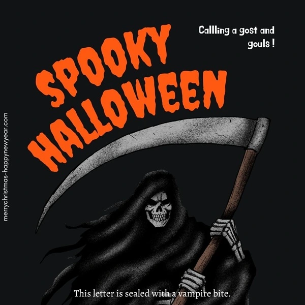 Spooky Halloween Trick or Treat Wishes