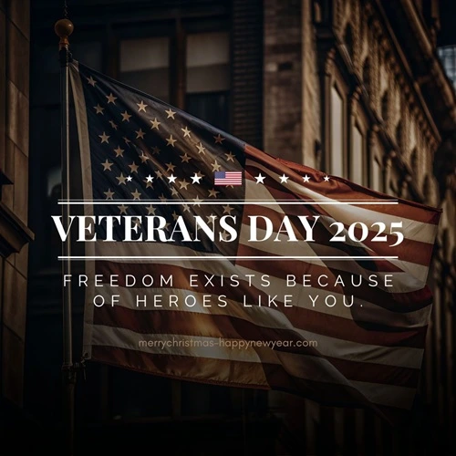 Patriotic Veterans Day 2025 Greetings