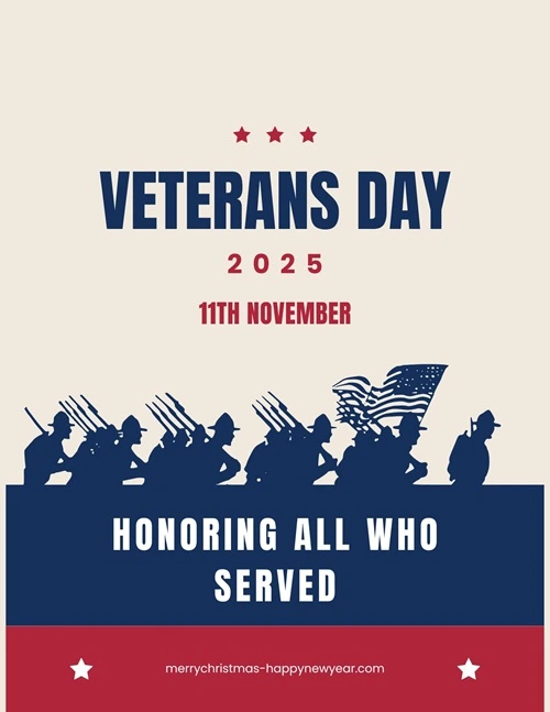 Thank You Veterans Day 2025 Greetings
