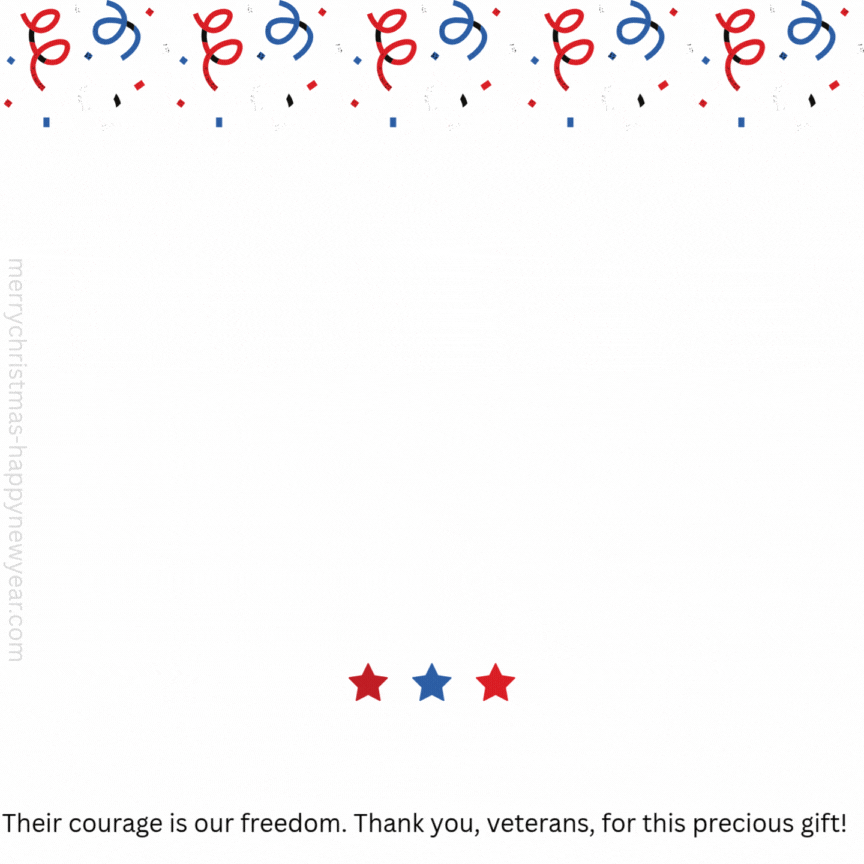 US Veterans Day 2025 Gif