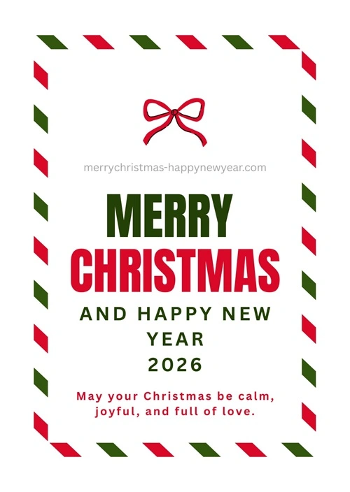 Christmas Greetings Card and Wishes 2025