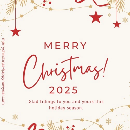 Merry Christmas 2025 Wishes Messages for Friends