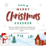 Merry Christmas Eve 2025 Greetings