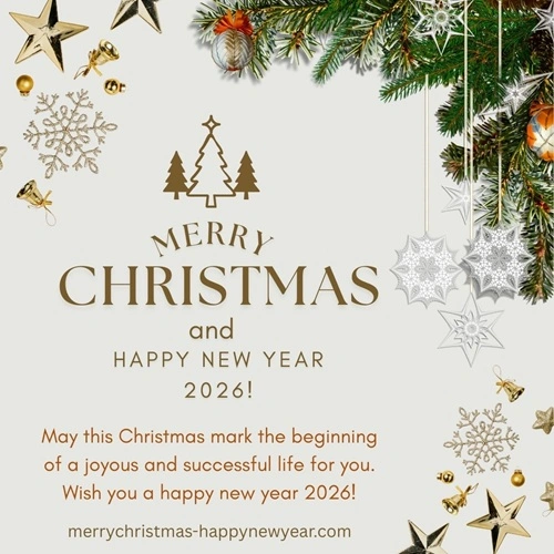 Merry Christmas and Happy New Year 2026 Messages